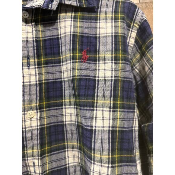 Ralph Lauren- Blue/Green- Plaid Button Down- Size L - Picture 2 of 8